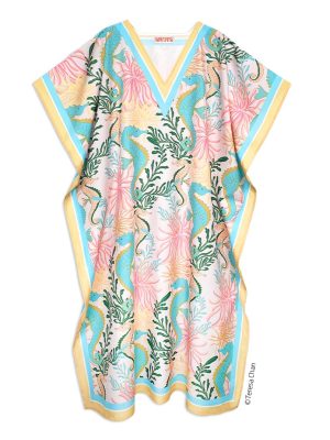 Seahorses Caftan Beach and Pool Coverup