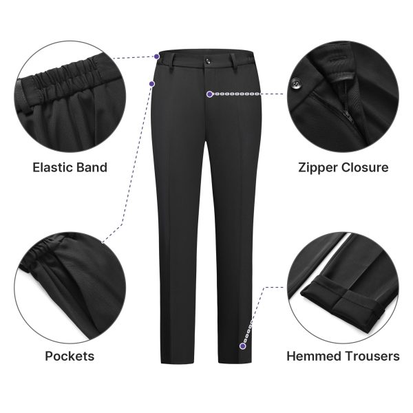 Women's Pants Suit Solid Jacket 2 Piece Set Irregular Blazer Suit Business Casual