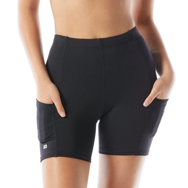 Beach House Indy 6” Biker Swim Short for Women — No-Slip Swim Jammer, Athletic Shorts