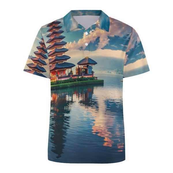 Bali – Indonesia Womens Polo Shirts Short Sleeve Golf Shirts Casual Tennis Shirts for Work Business
