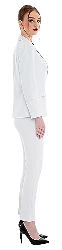 Women's Business Blazer Pant Suit Set for Work