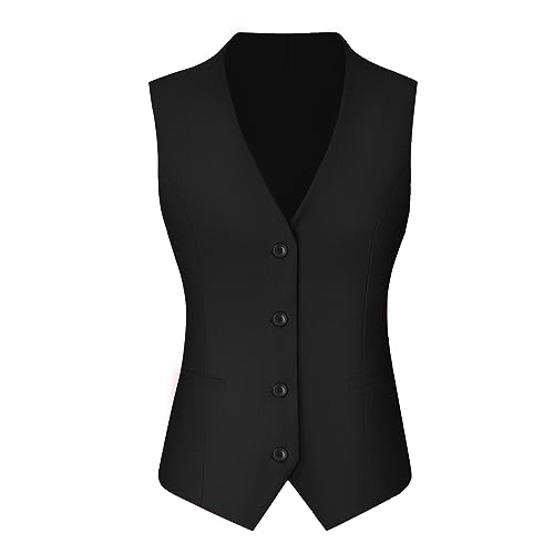 Women's 3 Piece Suit Lady Business Casual Office One Button Slim Fit Blazer Jacket Vest Pants Set