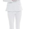 Women's Business Blazer Pant Suit Set for Work