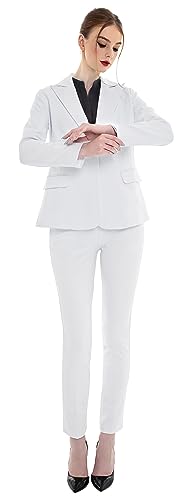 Women's Business Blazer Pant Suit Set for Work