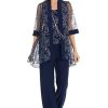 Womens Floral 3PC Pant Suit