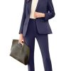 Women's Suits for Work Professional, Dressy Pant Suits for Women 2 Piece Outfits, Business Suit Set for Work