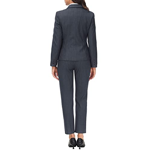 Women's 3 Piece Classic Business Suit Set Elegant Blazer Vest and Pants Set