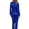 Women's 3 Pieces Satin Suit Black Peak Lapel Fashion Outfits Casual Party Wedding Blazer Jacket Vest Pants Set
