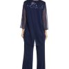 Womens Sequined 3PC Pant Suit