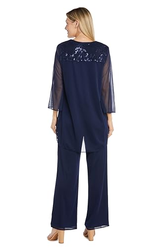 Womens Sequined 3PC Pant Suit