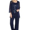 Womens Sequined 3PC Pant Suit