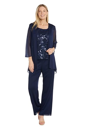 Womens Sequined 3PC Pant Suit