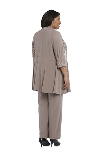 Women's Plus Size Lace Pant Set