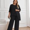 Plus Size Mother of The Bride Pant Suits 3 Piece Chiffon Sets Wedding Guest Gowns Formal Outfits with Jacket