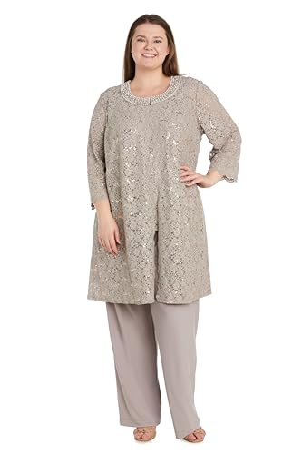 Women's Pearl Glow Lace Pant Set