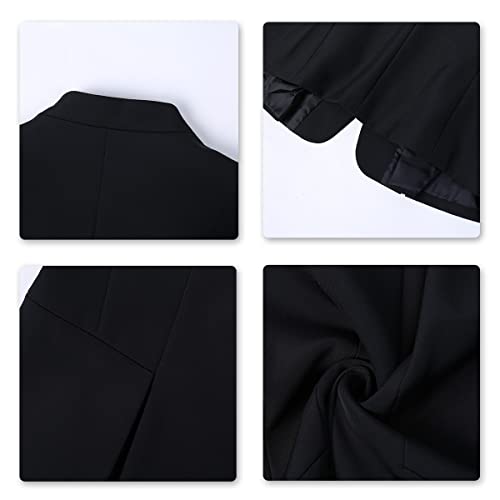 Women's Elegant Business 2 Piece Office Lady Suit Set Work Blazer Pant