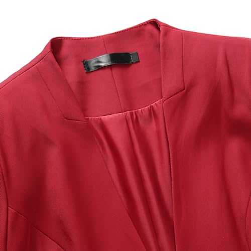 Womens Pant Suit 2 Pieces Business Casual Outfits Lady's Blazer Jacket and Pants Set for Work
