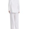 Women's 3 Piece Suit Business Casual One Button Blazer Camisole and Wide Leg Pants Set