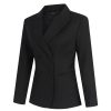 Women's 2 Piece Double Breasted Suit Set Two Button Blazer and Pants
