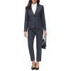 Women's 3 Piece Classic Business Suit Set Elegant Blazer Vest and Pants Set
