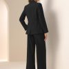 Blazer Pant Suits for Women Work Blazer Pants Set Business 2 Piece Outfits