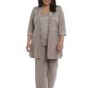 Women's Plus Size Lace Pant Set