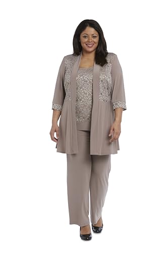 Women's Plus Size Lace Pant Set