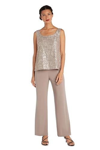 Women's Scallop Lace Duster Pant Set