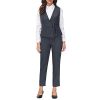 Women's 3 Piece Classic Business Suit Set Elegant Blazer Vest and Pants Set