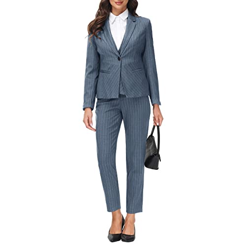 Women's 3 Piece Classic Business Suit Set Elegant Blazer Vest and Pants Set