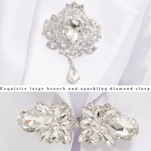 Women's 3 Piece Church Suits for Formal Occasions with Handmade Diamond Buckle Elegant Dress Business Sets