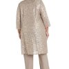 Women's Scallop Lace Duster Pant Set