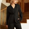 Women's 3 Piece Suit Lady Business Casual Office One Button Slim Fit Blazer Jacket Vest Pants Set