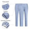 Women's Suit 2 Piece Set Business Pants Suit for Women Pinstripe Houndstooth Blazer
