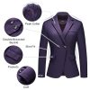 Women's Plaid Suit 2 Piece Set Work Dresses Blazer Pants Suiting for Women Office Outfits