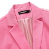 Women's Business Skirt Suit Set 2 Piece Office Outfits Notched Lapel Blazer and Pencil Skirt