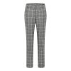 Women's 2 Piece Business Plaid Suit Set Office One Button Slim Fit Blazer with Pant