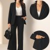 Blazer Pant Suits for Women Work Blazer Pants Set Business 2 Piece Outfits