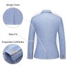Women's Suit 2 Piece Set Business Pants Suit for Women Pinstripe Houndstooth Blazer
