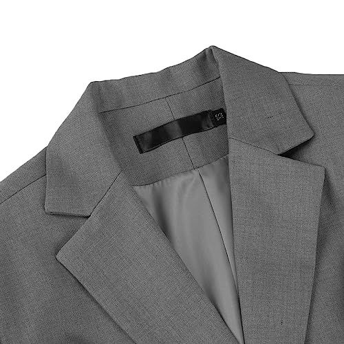 Women's 2 Pieces Office Suit Set Long Sleeve Blazer Jacket and Suit Pants