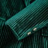 Velvet Pant Suits for Women 2 Piece Set Casual Business Office Vintage Trouser-Suit