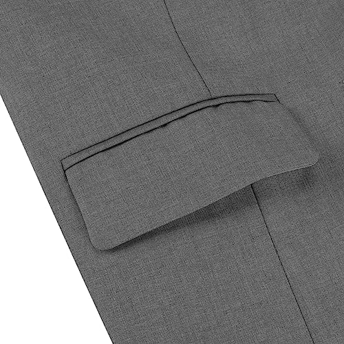 Women's 2 Pieces Office Suit Set Long Sleeve Blazer Jacket and Suit Pants